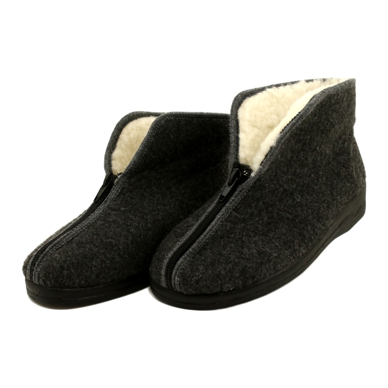 Pantuflas de Fieltro Aislantes Adanex 26844-FBP7FU Gris 3