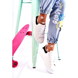 Zapatillas Deportivas con Plataforma para Mujer, Blancas y Negras blanco 2 Zapatillas Deportivas con Plataforma para Mujer, Blancas y Negras blanco 2