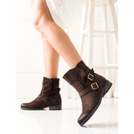 W. Potocki botas sin cordones Potocki de ante marrón 1