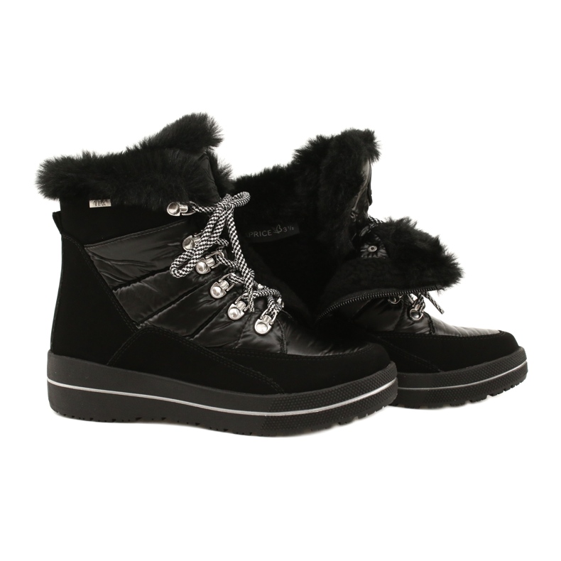 Botas de nieve negra para mujeres de Caprice impermeable 9-26240-29 019 negro 5