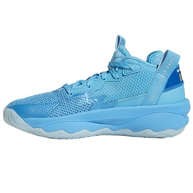 Zapatilla de baloncesto Adidas Dame 8 Jr GW8998 azul azul 1