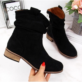 Botas cowboy negras eVento de ante negro 3