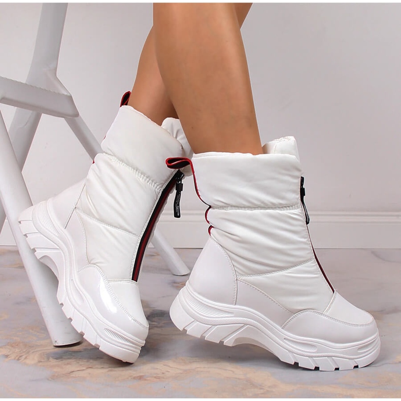 Botas de nieve para mujer en la cálida plataforma Filippo blanca blanco 1 Botas de nieve para mujer en la cálida plataforma Filippo blanca blanco 1