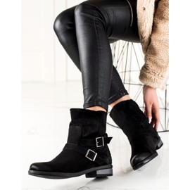 W. Potocki botas sin cordones Potocki de ante negro 1