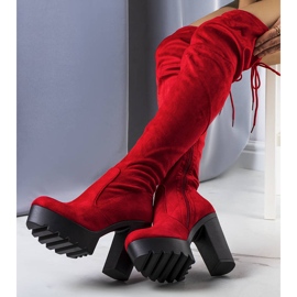 BM Botas Westley de ante rojo 1