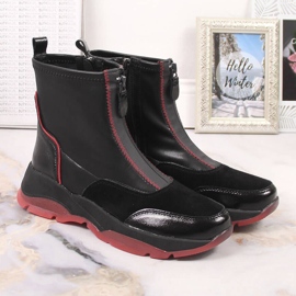 Botas insuladas mujer piel negra Filippo negro 5