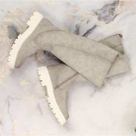 Cómodas botas aislantes mujer beige Bugatti KK253065 4