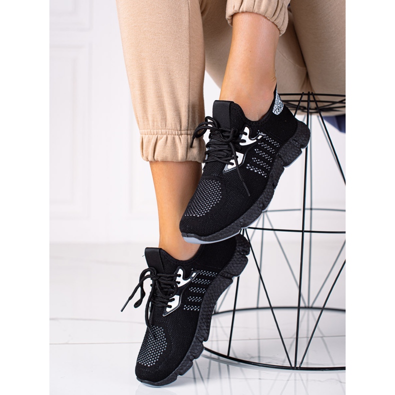 SHELOVET Zapatos deportivos ligeros negro 1