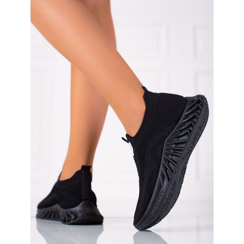 SHELOVET Calzado deportivo sin cordones negro 2