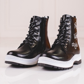 W. Potocki Botas negras de niña de Potocki negro 1 W. Potocki Botas negras de niña de Potocki negro 1