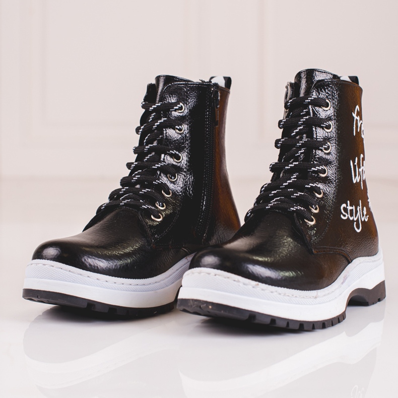 W. Potocki Botas negras de niña de Potocki negro 1 W. Potocki Botas negras de niña de Potocki negro 1