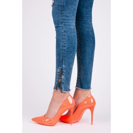 Vices Tacones naranja neón 5