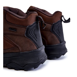 Zapatos de trekking cálidos para hombres Cross Jeans KK1R4019C Marrón oscuro 2