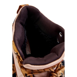 Zapatos de trekking cálidos para hombres Cross Jeans KK1R4020C Camel marrón 1