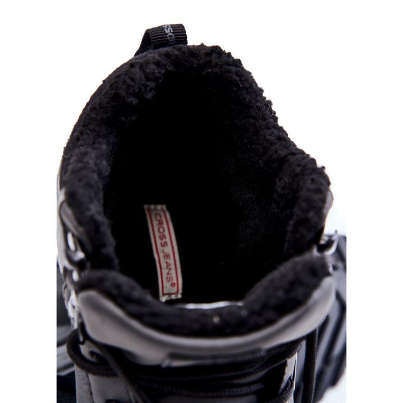 Zapatos de trekking cálidos para hombres Cross Jeans KK1R4031C Negro 2