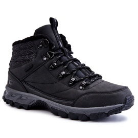 Botas cálidas para hombres Zapatos de trekking Cross Jeans KK1R4022C Negro 1 Botas cálidas para hombres Zapatos de trekking Cross Jeans KK1R4022C Negro 1