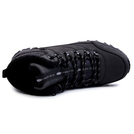 Botas cálidas para hombres Zapatos de trekking Cross Jeans KK1R4022C Negro 7