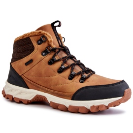 Botas cálidas para hombres Zapatos de trekking Cross Jeans KK1R4021C Camel marrón 6
