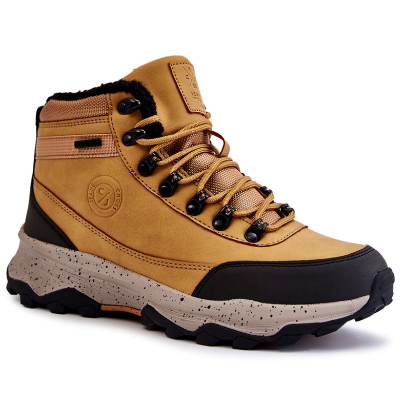 Zapatos de trekking cálidos para hombres Cross Jeans KK1R4026C Camel marrón 1 Zapatos de trekking cálidos para hombres Cross Jeans KK1R4026C Camel marrón 1
