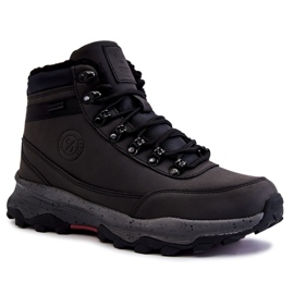 Zapatos de trekking cálidos para hombres Cross Jeans KK1R4027C Negro 8