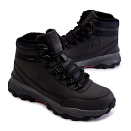 Zapatos de trekking cálidos para hombres Cross Jeans KK1R4027C Negro 5