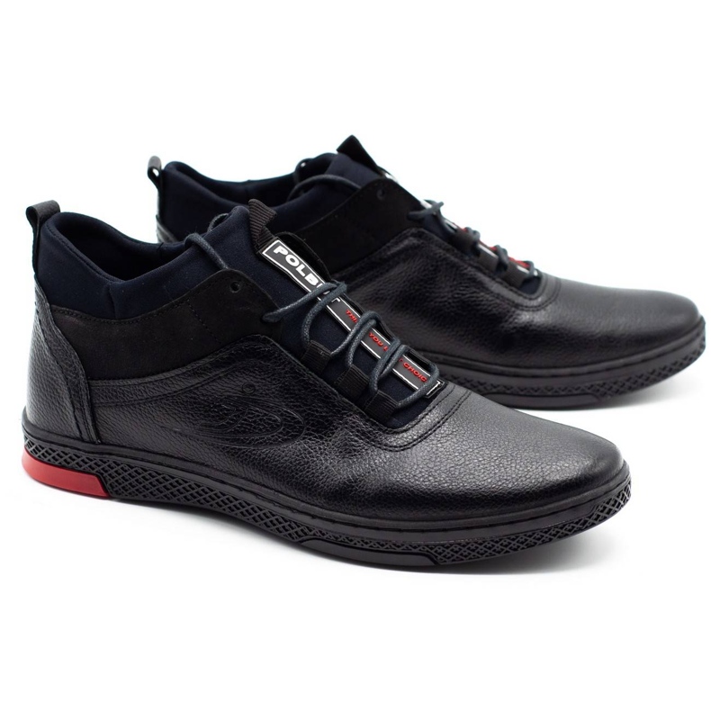 Polbut Zapatos de invierno para hombre K27F polar negro 2