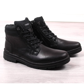 Zapatos de piel para hombre altos negros Rieker F2641-00 1 Zapatos de piel para hombre altos negros Rieker F2641-00 1