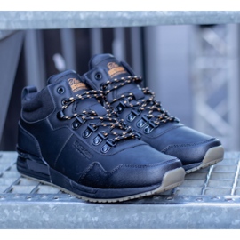 Zapatos negros de piel para hombre Jogger Pro Bustagrip 5
