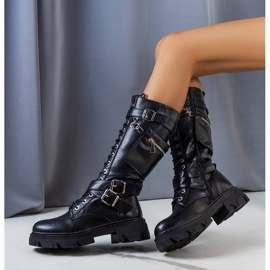 BM Botas negras con aislamiento y bolsita Viera negro 2