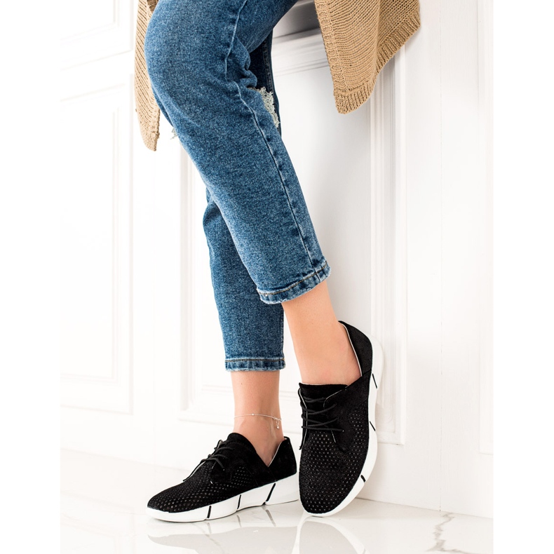 Evento Zapatos de cuero negros con cordones 2