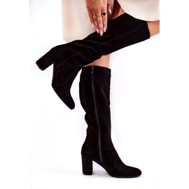 Botas Laura Messi Mujer Ante Negro 1415 3