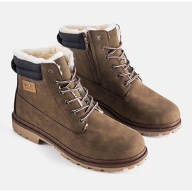 PA1 Botas de senderismo de hombre con aislamiento marrón North 1