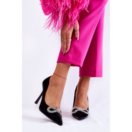 PS1 Elegantes Stilettos Alyssa Negros Con Lazo 2 PS1 Elegantes Stilettos Alyssa Negros Con Lazo 2