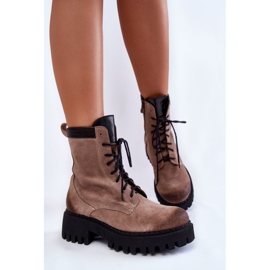 PL5 Botas Cálidas Clásicas Ante Marrón Caima beige 4