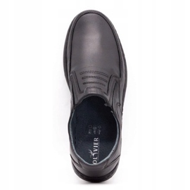 Olivier Zapatos sin cordones para hombre 7053 negro 4