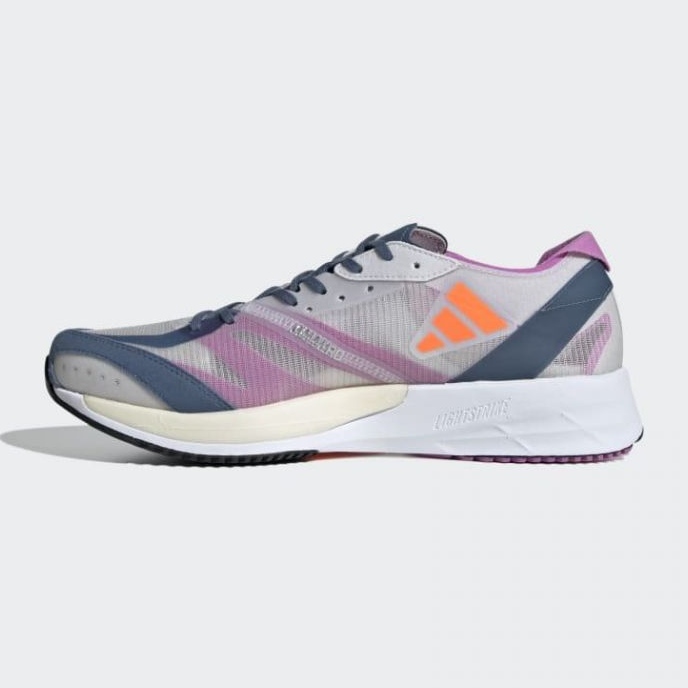 Zapatillas Adidas Adizero Adios 7 M GX6647 blanco púrpura naranja 1