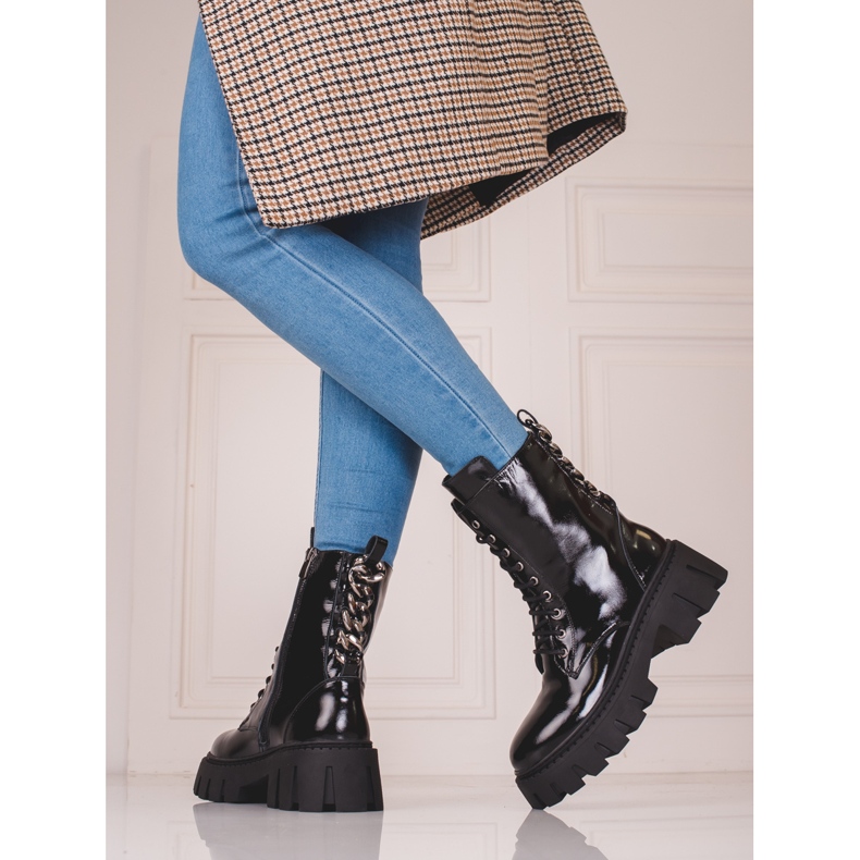 Bolsos de mujer Shelovet de piel negros 2