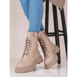 Bolsos de mujer Shelovet piel beige 2