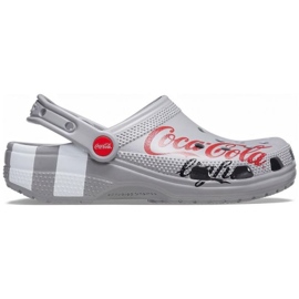 Zuecos Crocs Classic Coca-Cola Light X 207220-030 gris 2