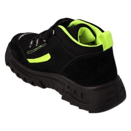 Befado Trekking para niños impermeable Beekking 515x004 neón negro y verde 3