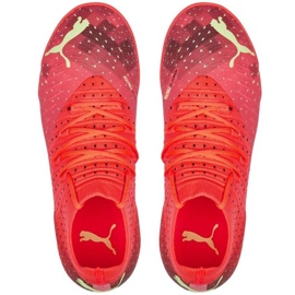 Botas de fútbol Puma Future 3.4 It Jr 107013 03 rojo naranjas y rojos 1