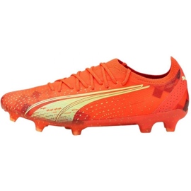 Botas de fútbol Puma Ultra Ultimate FG / AG M 106868 03 rojo naranjas y tintos 2