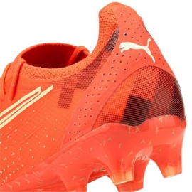 Botas de fútbol Puma Ultra Ultimate FG / AG M 106868 03 rojo naranjas y tintos 4