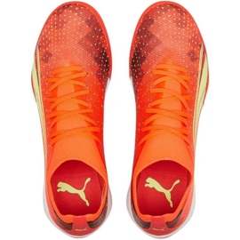 Puma Ultra Match Tt M 106903 03 zapatos de fútbol rojo naranjas y rojos 1
