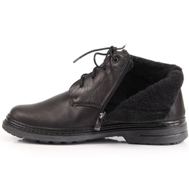 Botines hombre piel con cremallera negro Helios 1 Botines hombre piel con cremallera negro Helios 1