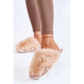 BM Pantuflas Mujer Pelo Sheryl Beige 2 BM Pantuflas Mujer Pelo Sheryl Beige 2
