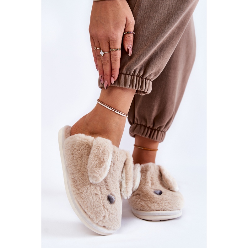 Pantuflas Mujer Piel Beige, Pantuflas Remmi 1
