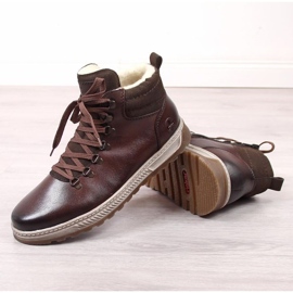 Botas altas invierno piel Rieker M RKR560 marrón 3