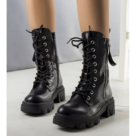 BM Botas negras con aislamiento de Artamo negro 2