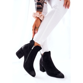 Vinceza Botas De Mujer Con Tacón Ante Negro Carrick 2